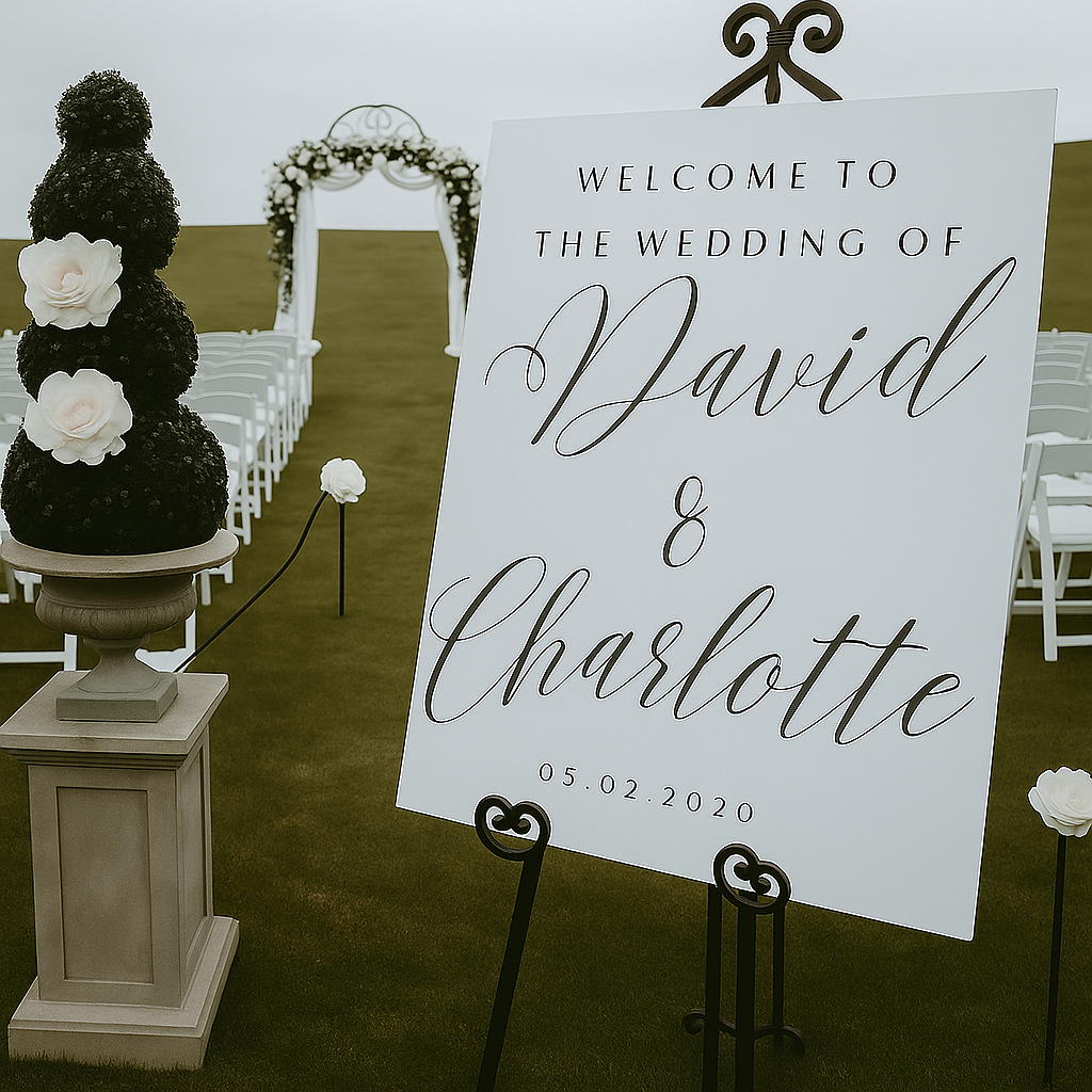 Wedding Welcome Sign