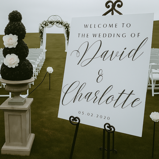 Wedding Welcome Sign