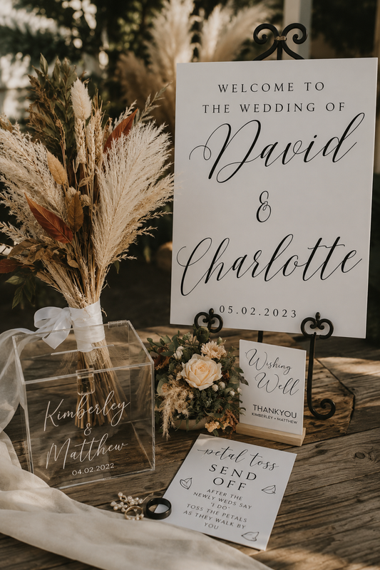 Custom Wedding Welcome Sign